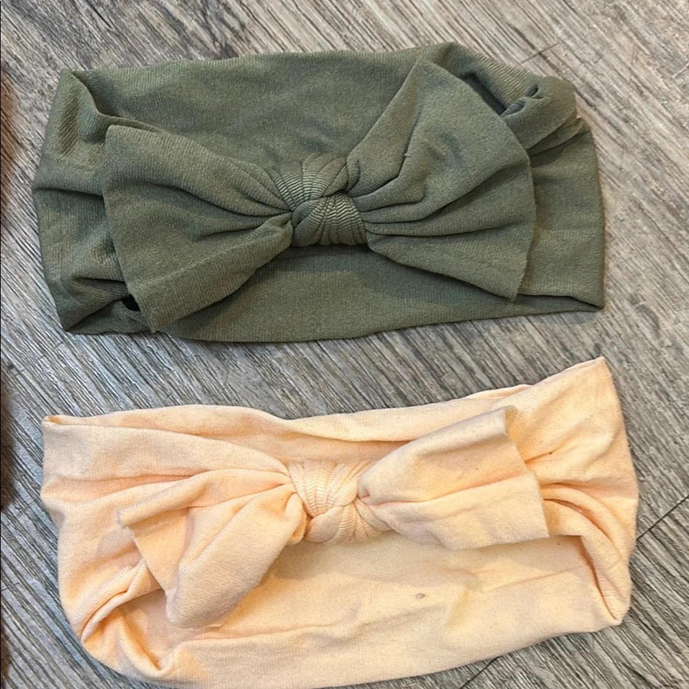 Hair Accessories with Bold Bow Design Headbands set of 7